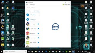 How to use Imo in Laptop Desktop Windows 10 8  7 [upl. by Schilling]