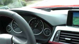 InCar Driving Video of 2012 BMW 335i F30 sedan N55 engine  6 speed manual [upl. by Naie331]