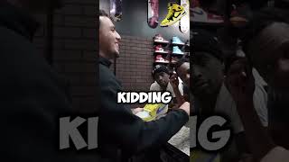 RAMI PULLED THE FAKE SNEAKERS PRANK AGAIN ramitheiconclips ramitheicon sneakers [upl. by Asihtal]