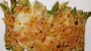 ESPARRAGOS VERDES GRATINADOS  Mis recetas de internet [upl. by Hearsh]