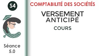 Versement anticipé séance 50 Lacomptabilitédessociétés [upl. by Linsk]