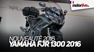 SALON DE PARIS 2015  YAMAHA FJR 1300 2016 [upl. by Adebayo566]