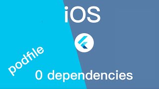 Flutter podfile 0 dependencies Solved [upl. by Erdnoed]