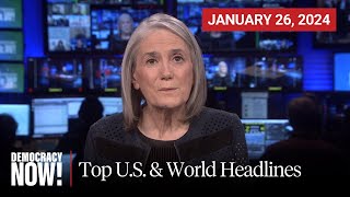 Top US amp World Headlines — January 26 2024 [upl. by Attayek]