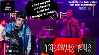 INDIAN RAPPER LOKA MUSIC CONCERT IN BANGLORE  Trappy Vlogs [upl. by Anelaf629]