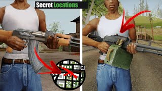 GTA San Andreas Secret Weapons Locations Hidden Weapons Locations in GTA SA [upl. by Florina613]