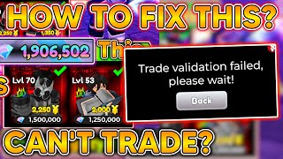 ANIME DEFENDERS BUG HOW TO FIX TRADE VALIDATION FAILED IN Anime Defenders [upl. by Haslett]