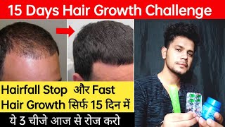 15 Days Hair Growth amp Hairfall Stop Challange ☑️ Best Hair Growth Tips Block DHT❌Dhru Rao [upl. by Cortney795]