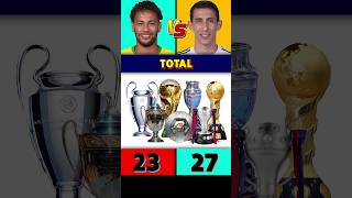 Neymar Vs Angel Di Maria All Trophies amp Awards 🏆🏆 [upl. by Rebah]