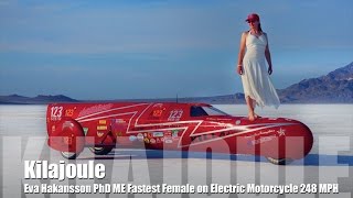 Fastest Female on an Electric Motorcycle 248 MPH Bonneville Stories [upl. by Puri]