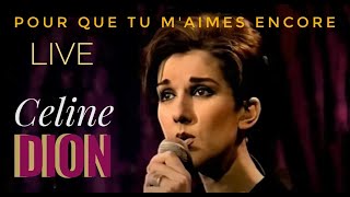 CELINE DION 🎤 Pour Que Tu Maimes Encore 💙 Interview Live on The Tonight Show 1995 [upl. by Rosemarie]