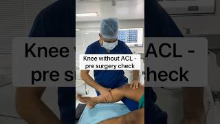 What happens if knee has no ACL  acltear shorts [upl. by Calabresi]