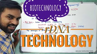 rDNA Technology  Biotechnology  V Senthilnathan [upl. by Audun727]