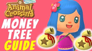 Animal Crossing Money Tree Guide  How to MAX OUT YOUR MONEY with Money Trees [upl. by Rolanda10]