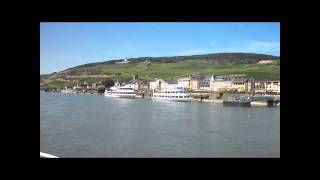 Schifffahrt auf dem Rhein von Eltville nach Rüdesheim [upl. by Coriss890]