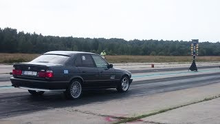 BMW M5 E34 49 S62 Kompressor V8 14 mile [upl. by Htenaj]