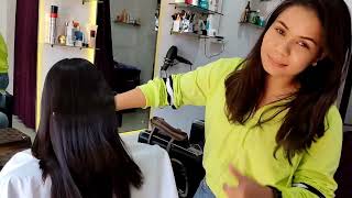 Difference between straightening and smoothing  advantage and disadvantage loreal hair bridal [upl. by Rostand]