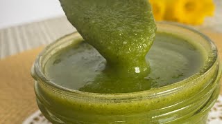 Receta fácil de salsa PESTO el pesto más rico y fácil [upl. by Ayitahs]