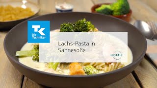 LachsPasta in Sahnesoße  Histaminarmes Rezept [upl. by Magen108]