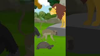 Sust Kachua  One Minute Story  Cartoon Animal cartoon [upl. by Atikehs]