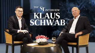 WEF founder Klaus Schwab My advice is to embrace change  The ST interview [upl. by Cyrillus]