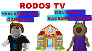 ROBLOX OKULDAN KAÇIŞ  CADI ÖĞRETMEN PEŞİMDE RODOS TV [upl. by Elonore]