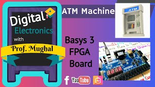 26 FPGA Project ➠ ATM Machine  Basys 3 FPGA Board  Verilog [upl. by Humbert]