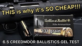 BUDGET HUNTING AMMO 65 Creedmoor Sellier amp Bellot 131gr SP Ammo Test [upl. by Eilis266]