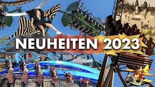 Alle FreizeitparkNeuheiten in Deutschland 2023 [upl. by Stroud]