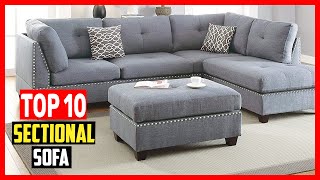 ✅Top 10 Best Sectional Sofas of 2024 [upl. by Bernetta130]