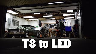 HowTo T8 to LED conversion  HYPERIKON  105600 Lumens [upl. by Margaretta]