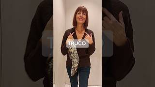 TRUCO Para no pasar frío 🥶 con esa chaqueta de cuello pico [upl. by Pollitt]