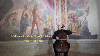 AFRANCHOMME 1 CAPRICCIO op7 cello LUCA PACCAGNELLA Medieval Castle Italy [upl. by Oiragelo]