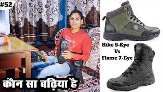 Bacca Bucci Flame 7Eye Vs Hike 5Eye  Best Shoes For Hiking And Snow 2 [upl. by Eibbob]