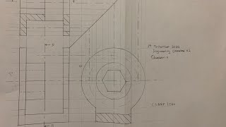 Engineering Drawing N2 Third Angle Orthographic ProjectionPart 3️⃣ [upl. by Artinad]