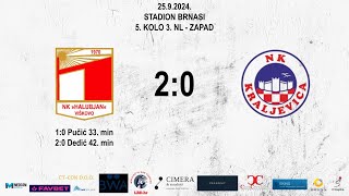 HALUBJAN vs KRALJEVICA 20 5 kolo 3 NL  Zapad 2425 [upl. by Dranyer]