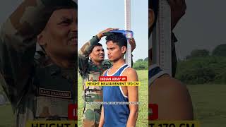 shorts Height Measurement 170Cm army indianarmy ravifauji [upl. by Ekul]