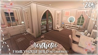 20K BLOXBURG SPRING AESTHETIC FAMILY HOUSE BUILD NO GAMEPASS [upl. by Amann21]