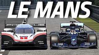 Porsche 919 EVO VS Mercedes W11 At LE MANS [upl. by Lertnek228]