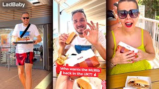 Finding the McRib in a Spanish McDonald’s 🤯🍟 [upl. by Yacano]