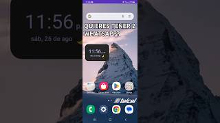 ¿Quieres tener 2 WhatsApp ¡Descubre cómo hacerlo aquí [upl. by Jaf692]