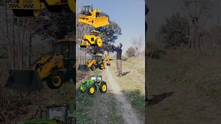 Tractor JCB roller Funny vfx magic videoshorts manigurdaspuriyaa [upl. by Wycoff]