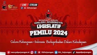 Pendaftaran Calon Anggota Legislatif Pemilu 2024 [upl. by Bodwell]