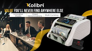 Kolibri KBR500 The Ultimate Mix Denomination Bill Counter at an Unbeatable Price [upl. by Hearsh109]