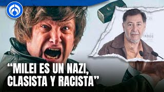 Milei va a sumir a Argentina en una crisis peor que la que está sufriendo Fernández Noroña [upl. by Verlie]