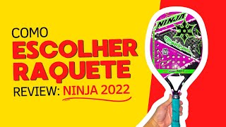 COMO ESCOLHER RAQUETE BEACH TENNIS Review Quicksand Ninja 2022 [upl. by Aderfla187]