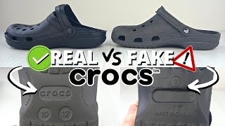 5 Ways To Spot FAKE CROCS Fast Real vs Fake Crocs [upl. by Thevenot]