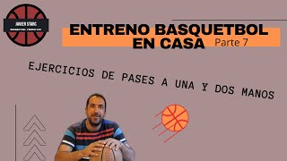 BASQUETBOL 🏀 EJERCICIOS de PASES [upl. by Nered]