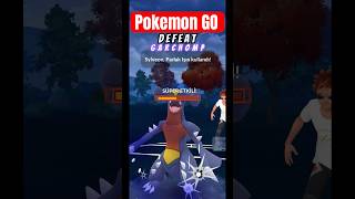 Defeat garchomp on pokemon go pokemongo games gameplay oyun garchomp machamp sylveon shorts [upl. by Lraed]