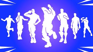 All Fortnite TikTok Dance amp Emotes Rollie Blinding Lights Say So Out West Renegade [upl. by Refiffej]